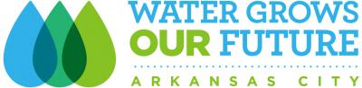 Arkansas City Environmental Services Department logo (Water Grows Our Future)