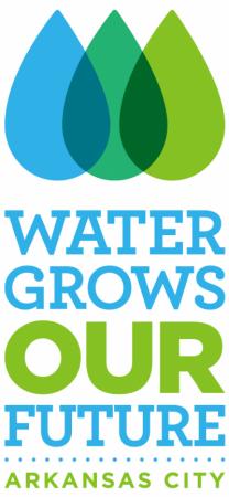 Arkansas City Environmental Services Department logo (Water Grows Our Future)