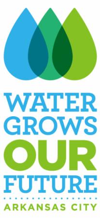 Arkansas City Environmental Services Department logo (Water Grows Our Future)