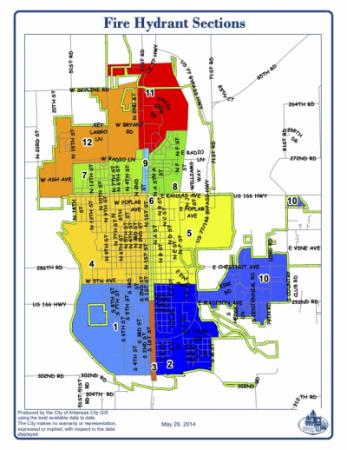 FH sections Map